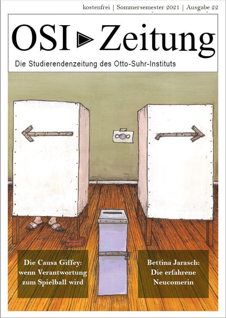 OSI-Zeitung_Ausgabe 22_SoSe 21_Screenshot Titel