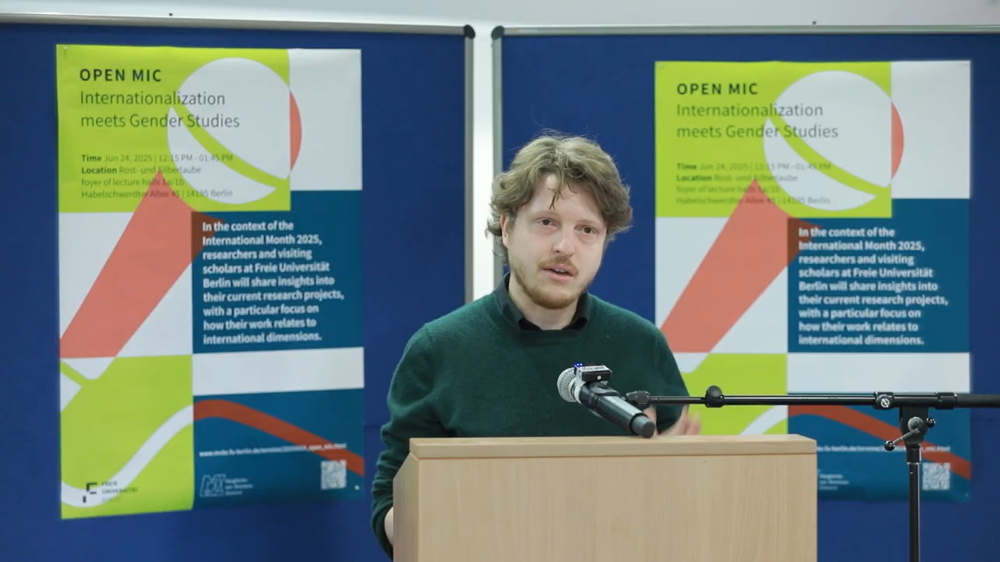 Open Mic: Internationalization meets Gender Studies