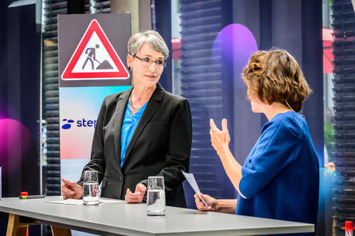 Prof. Kathrin Zippel live bei Work in Progress Konferenz