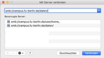 Mac mit Server Verbinden